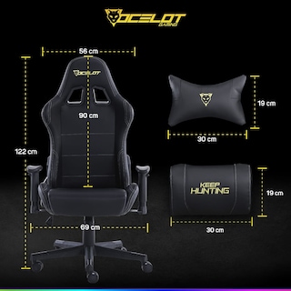 Foto 8 | Foto 8 | Silla Ocelot Gaming OGS-01 Negro