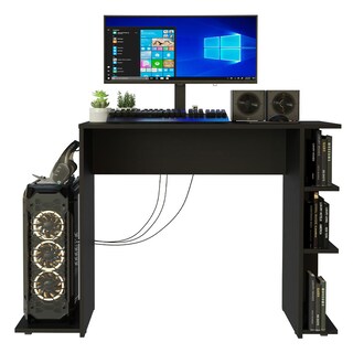 Foto 2 | Foto 2 | Escritorio Gamer Minimalista Madesa para Computadora Office 9414 Negro