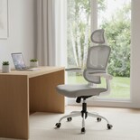 Silla De Oficina Yatahome Rusi Grey Gris