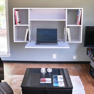 Foto 8 | Foto 8 | Escritorio Flotante Hogare Blanco