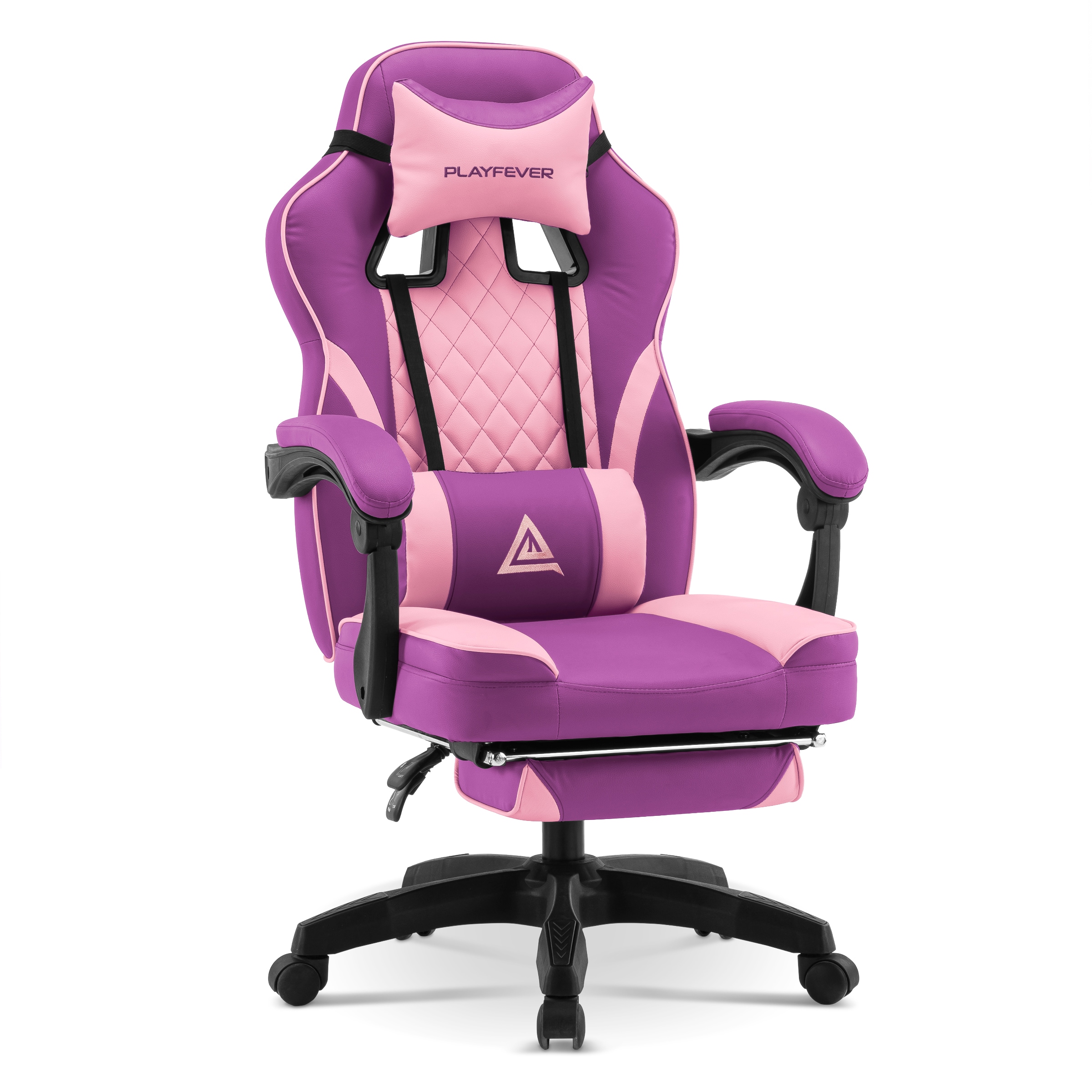 Silla Gamer Playfever Omega Escritorio Ergonómica Reclinable Rosa Bicolor