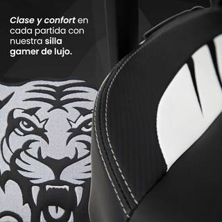 Foto 2 | Foto 2 | Silla Gamer Premium | Secret | Reclinable | Memory Foam | Magnetica (Negro)