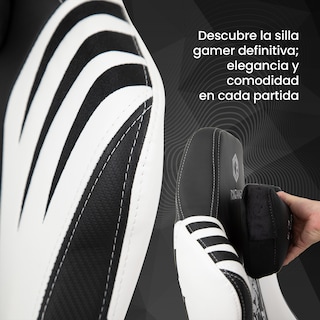 Foto 5 | Foto 5 | Silla Gamer Premium | Secret | Reclinable | Memory Foam | Magnetica (Negro)