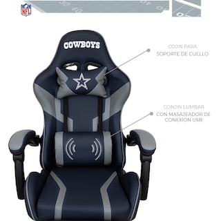 Foto 4 | Foto 4 | Silla Gamer NFL Dallas Cowboys Reclinable