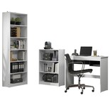 Kit Escritorio Madesa Rubi Con Librero 6906 Y Organizador Bb