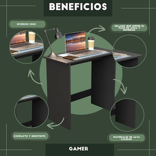 Foto 5 | Foto 5 | Escritorio Moru Gamer Color Negro