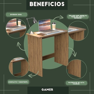 Foto 5 | Foto 5 | Escritorio Moru Gamer Color Latte