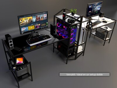 Foto 5 | Foto 5 | Escritorio Gamer Ambientika Modelo J Amarillo