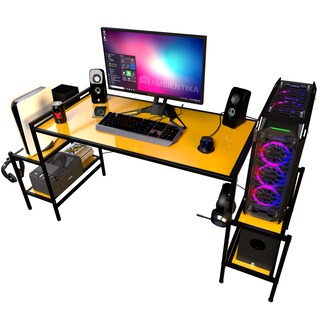Foto 1 | Foto 1 | Escritorio Gamer Ambientika Modelo N Amarillo
