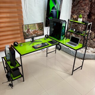 Foto 5 | Foto 5 | Escritorio Gamer Ambientika Modelo L Azul