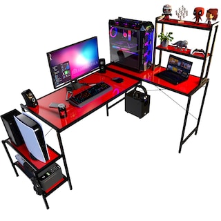 Foto 1 | Foto 1 | Escritorio Gamer Ambientika Modelo L Rojo