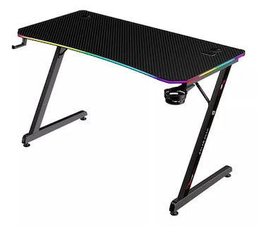 Foto 1 | Foto 1 | Escritorio Gamer Balam Rush Ergonómico Olympus Spot Glow Pro Mrx8000 Negro Estructura Z 120x60cm Soporta Hasta 100 Kg