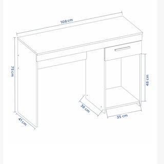 Foto 5 | Foto 5 | Escritorio Para Computadora 1 Cajón Skal Color Nogal
