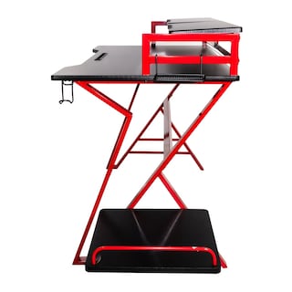 Foto 3 | Foto 3 | Escritorio Gamer Naceb Con Plataforma Negro Rojo 1.59x64.7cm Na-0646