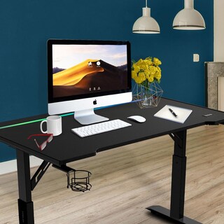 Foto 5 | Foto 5 | Escritorio Acteck Ergo Desk Pro Ed757 Ergonimico Hasta 100kg 3 Ajustes De Altura Iluminación Rgb + P