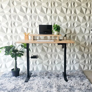 Foto 2 | Foto 2 | Escritorio Ajustable Eléctrico Randu Base Negra 120x60 Negro