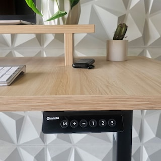 Foto 3 | Foto 3 | Escritorio Ajustable Eléctrico Randu Base Negra 120x60 Negro