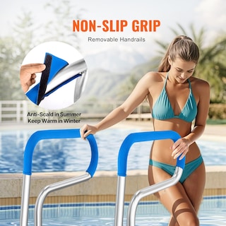 Foto 4 | Foto 4 | Barandilla De Piscina Vevor De Acero Inoxidable 304 Para Piscinas 32x23 Cm - Venta Internacional.