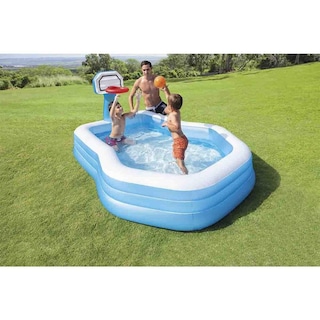 Foto 3 | Foto 3 | Alberca Piscina Familiar Canasta De Basketball Hogar Intex