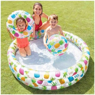 Foto 3 | Foto 3 | Alberca Piscina Flotador Pelota 51 Cm Piña Para Niño Intex