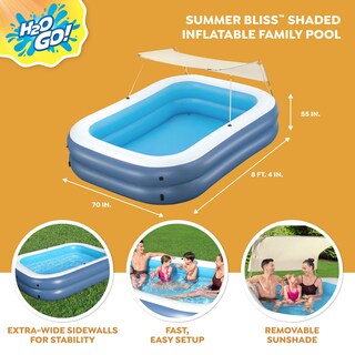 Foto 2 | Foto 2 | Piscina Familiar Inflable Bestway H2ogo! Summer Bliss, 2,54 M - Venta Internacional.