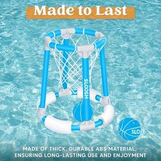 Foto 3 | Foto 3 | Canasta De Baloncesto Para Piscina Sloosh Con 2 Pelotas De Baloncesto Y 1 Bomba - Venta Internacional.