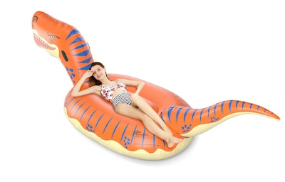 Foto 4 | Foto 4 | Flotador Inflable Con Forma De Dinosaurio Jasonwell T-rex De 3,15 M Para Niños - Venta Internacional.