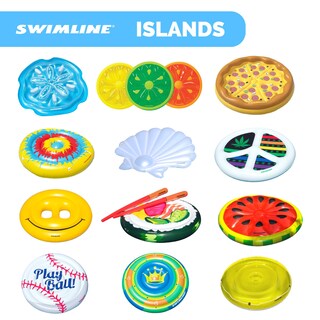 Foto 7 | Foto 7 | Carita Sonriente Swimline Sprout Society De Pool Island, 160 Cm, 90510 - Venta Internacional.