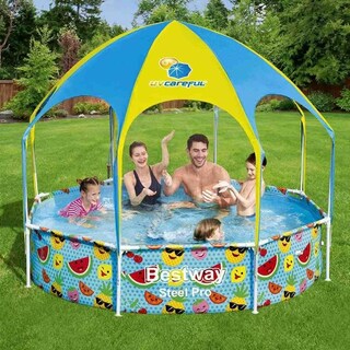 Foto 6 | Foto 6 | Alberca Estructural Infantil Bestway 56432 Circular con Toldo