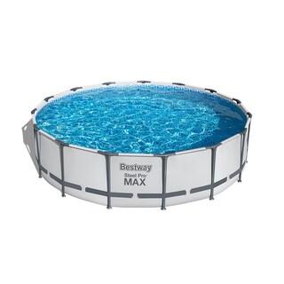 Foto 1 | Foto 1 | Alberca Estructural Bestway 56686 color Gris Redonda + Accesorios