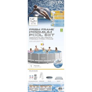Foto 3 | Foto 3 | Alberca Prism Frame Intex Premium color Gris