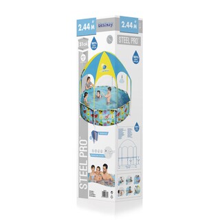 Foto 7 | Foto 7 | Alberca Redonda Bestway 1688 l con Toldo