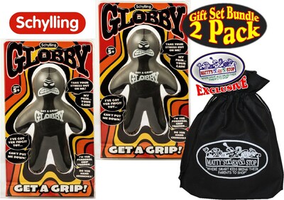 Foto 3 | Foto 3 | Set De Regalo Para Aliviar El Estrés Schylling Globby Guy, Paquete De 2 Con Bolsa - Venta Internacional.