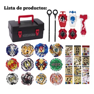Foto 2 | Foto 2 | 12pcs Top Beyblade Burst Bey Blade Battle Juguetes Trompos