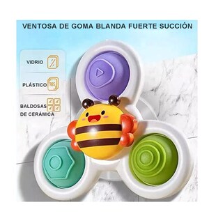 Foto 5 | Foto 5 | 6 Piezas Ventosa Giratoria Juguetes Sensoriales Para Bebes Mezcla De Colores