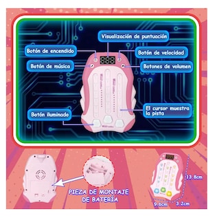 Foto 4 | Foto 4 | Juegos Antiestres Máquina Juego Ritmo De Musica Electrónica Rosa