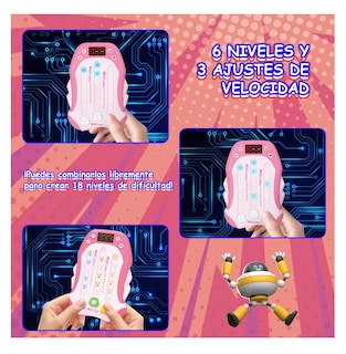 Foto 5 | Foto 5 | Juegos Antiestres Máquina Juego Ritmo De Musica Electrónica Rosa