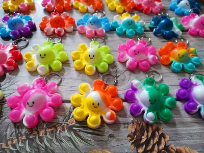 Foto 4 | Foto 4 | Llavero Octopus Mochila Roaqua Mini Pop Fidget, 30 Paquetes - Venta Internacional.