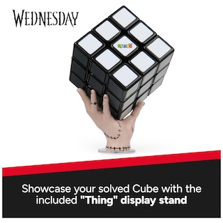 Foto 3 | Foto 3 | Cubo De Rubik: Cubo De Miércoles En Escala De Grises De La Serie De Televisión - Venta Internacional.