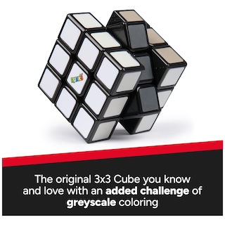 Foto 5 | Foto 5 | Cubo De Rubik: Cubo De Miércoles En Escala De Grises De La Serie De Televisión - Venta Internacional.