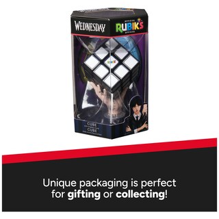 Foto 6 | Foto 6 | Cubo De Rubik: Cubo De Miércoles En Escala De Grises De La Serie De Televisión - Venta Internacional.