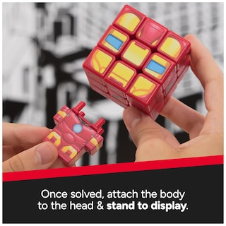 Foto 5 | Foto 5 | Juguete Coleccionable Rubik's Cube Iron Man Cuber Para Adultos Y Niños - Venta Internacional.