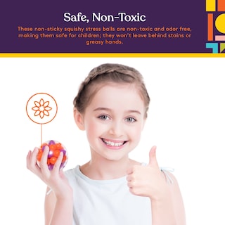 Foto 5 | Foto 5 | Squishy Stress Balls, Suministros Especiales Para Aliviar La Tensión, Paquete De 6 - Venta Internacional.