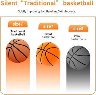 Foto 2 | Foto 2 | Baloncesto Espuma Silent Dribble Dream Upgrade 2025 Naranja - Venta Internacional