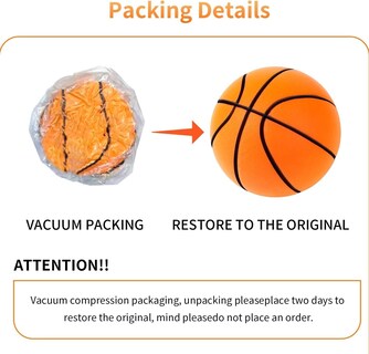 Foto 3 | Foto 3 | Baloncesto Espuma Silent Dribble Dream Upgrade 2025 Naranja - Venta Internacional