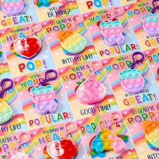 Foto 1 | Foto 1 | Tarjetas De Regalo Joyin Para El Día De San Valentín, 30 Paquetes Con Llaveros Pop Bubble - Venta Internacional.