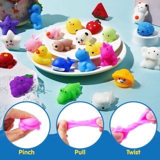 Foto 2 | Foto 2 | Juego De Juguetes Mochi Squishy Joyin, Paquete De 50 Para Niños Con Caja De Almacenamiento - Venta Internacional.