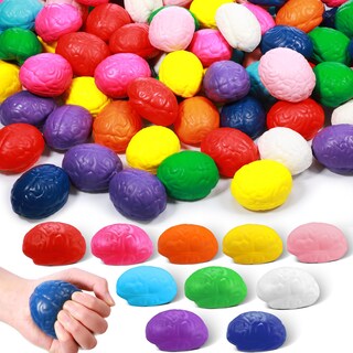 Foto 1 | Foto 1 | Juguete De Halloween De Poliuretano Stress Ball Skylety Con Forma De Cerebro, 100 Unidades - Venta Internacional.