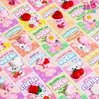 Foto 1 | Foto 1 | Tarjetas De Regalo Joyin Para El Día De San Valentín Con Forma De Mochi Squishy, 28 Paquetes - Venta Internacional.