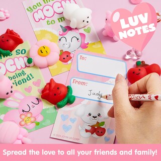 Foto 5 | Foto 5 | Tarjetas De Regalo Joyin Para El Día De San Valentín Con Forma De Mochi Squishy, 28 Paquetes - Venta Internacional.